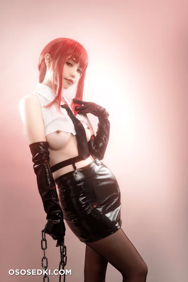 HornyCos - Red-Haired Petite Beauty Cosplays As Chainsaw Man Makima (Patreon) - 80