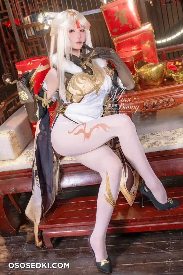 咬一口兔娘ovo (Yaokoututu) cosplay Ningguang - Genshin Impact - 13