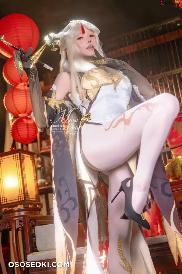 咬一口兔娘ovo (Yaokoututu) cosplay Ningguang - Genshin Impact - 8