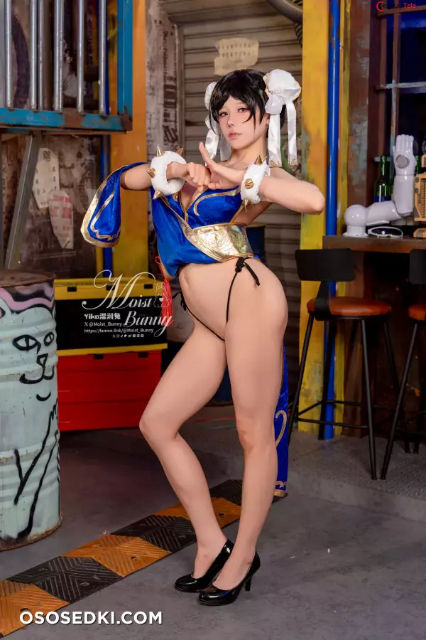 咬一口兔娘ovo (Yaokoututu) cosplay Chun Li Blossom Cheongsam - Street Fighter - 13