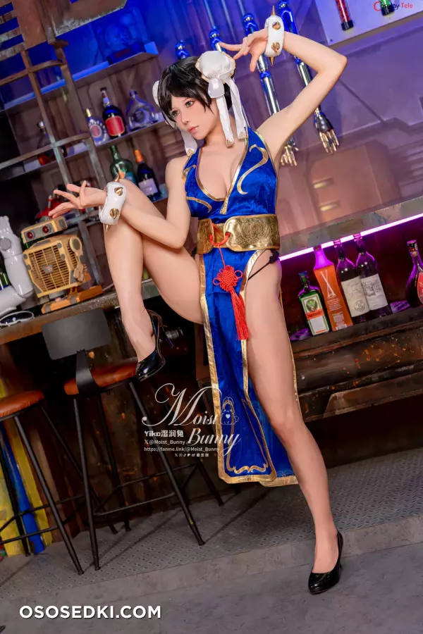 咬一口兔娘ovo (Yaokoututu) cosplay Chun Li Blossom Cheongsam - Street Fighter - 28