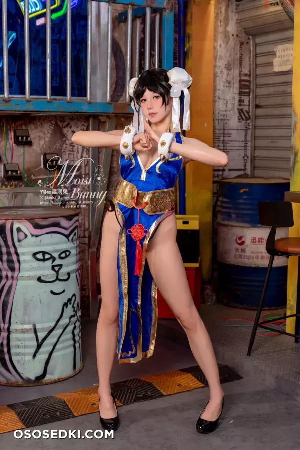 咬一口兔娘ovo (Yaokoututu) cosplay Chun Li Blossom Cheongsam - Street Fighter - 3