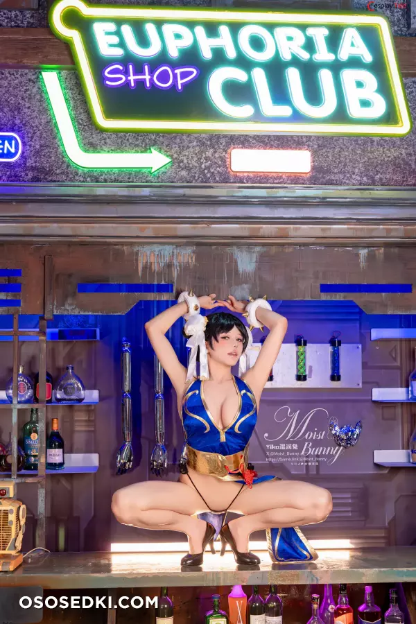 咬一口兔娘ovo (Yaokoututu) cosplay Chun Li Blossom Cheongsam - Street Fighter - 35