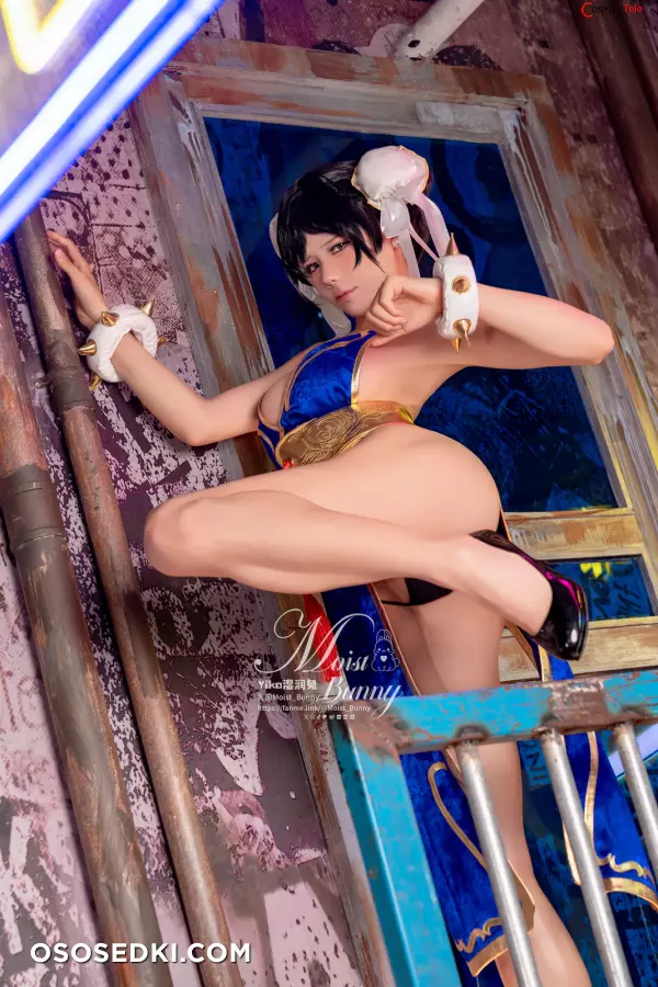 咬一口兔娘ovo (Yaokoututu) cosplay Chun Li Blossom Cheongsam - Street Fighter - 44