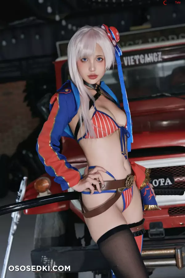 Puypuy プィプィ (Puypuychan) cosplay Miyamoto Musashi Berserker - Fate/Grand Order - 12