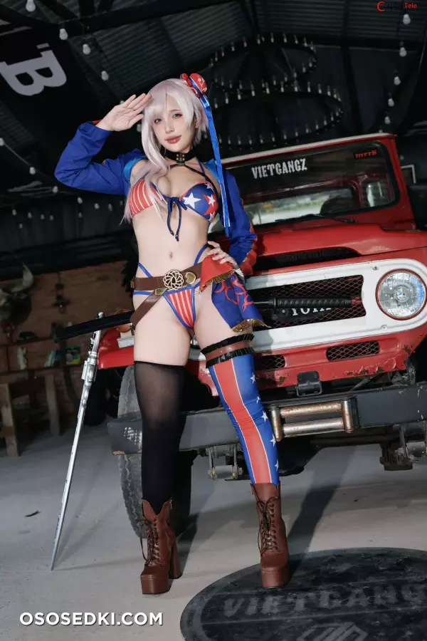 Puypuy プィプィ (Puypuychan) cosplay Miyamoto Musashi Berserker - Fate/Grand Order - 5