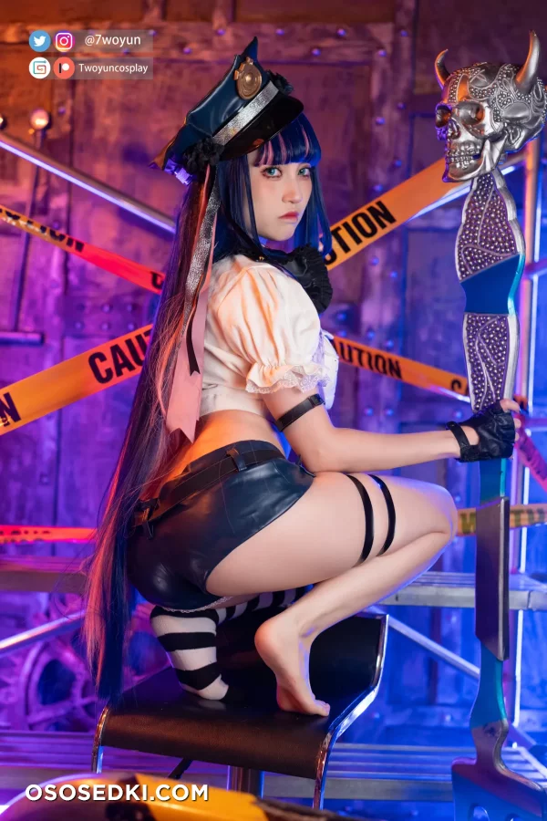 Twoyun - Stocking Anarchy - Panty And Stocking With Garterbelt - 18