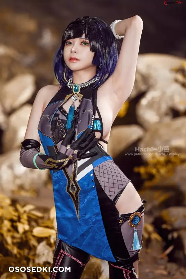 Hachi 小芭 cosplay Yelan - Genshin Impact - 11