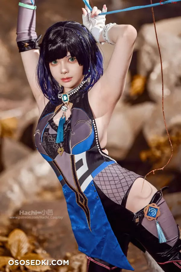 Hachi 小芭 cosplay Yelan - Genshin Impact - 14