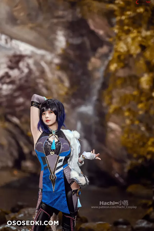 Hachi 小芭 cosplay Yelan - Genshin Impact - 9