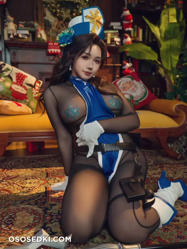 麻花麻花酱 (Mahua Mahuajiang) cosplay Maiden Ice Rose - NIKKE - 20