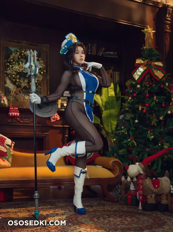 麻花麻花酱 (Mahua Mahuajiang) cosplay Maiden Ice Rose - NIKKE - 3