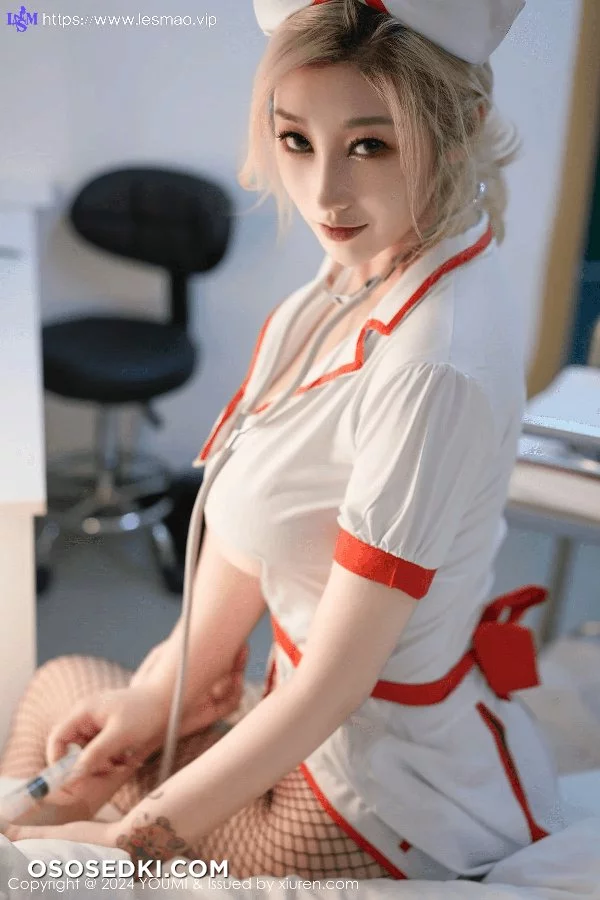 YOUMI 尤蜜荟 Vol.1021 妲己_Toxic 白色情趣护士性感写真33[20P] - 11