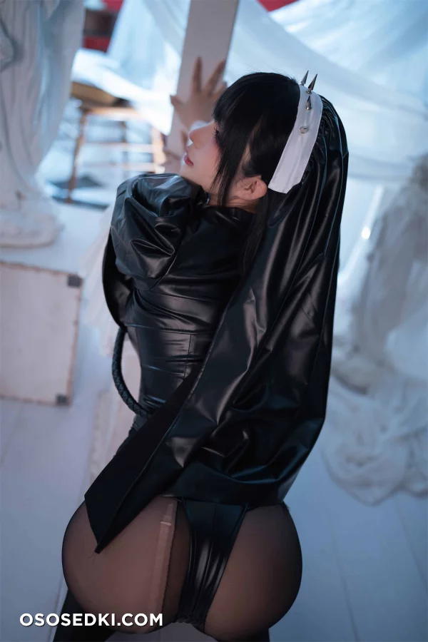 桜井宁宁 –皮衣修女 - 22