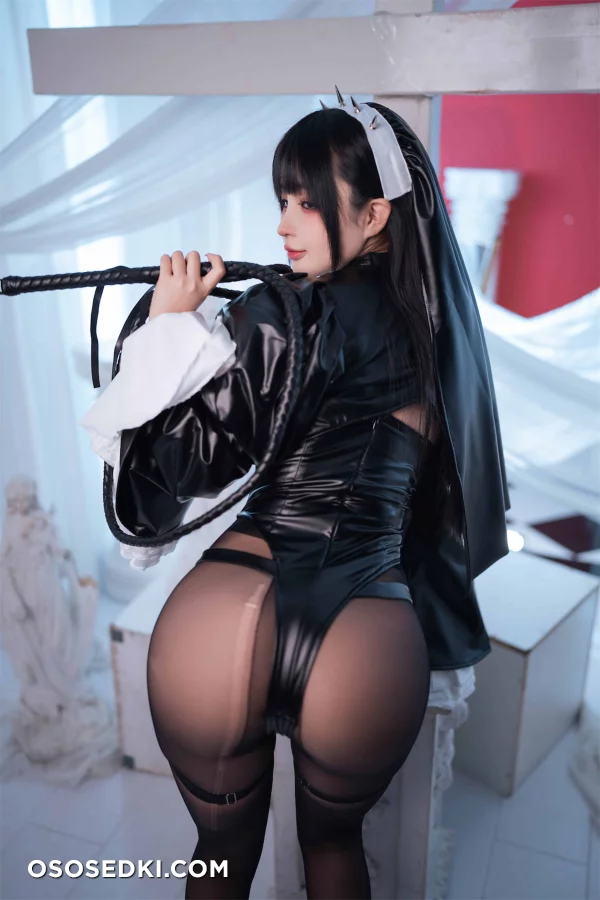 桜井宁宁 –皮衣修女 - 34