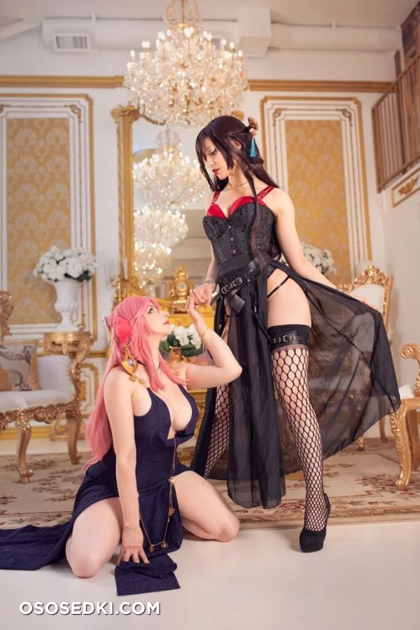 Mikomi Hokina & Yuzu Pyon – Yae Miko Dress & Beidou Dress - 10