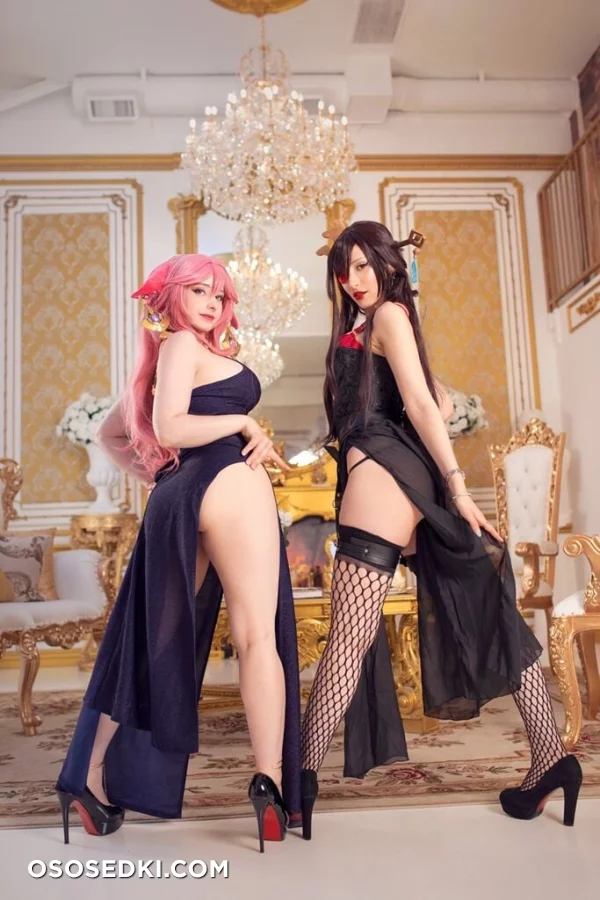 Mikomi Hokina & Yuzu Pyon – Yae Miko Dress & Beidou Dress - 6