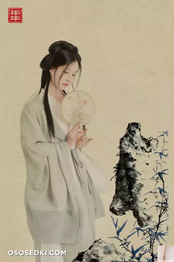 [网路收集] 福利姬 年年《 画中仙 白玉兰  - 16