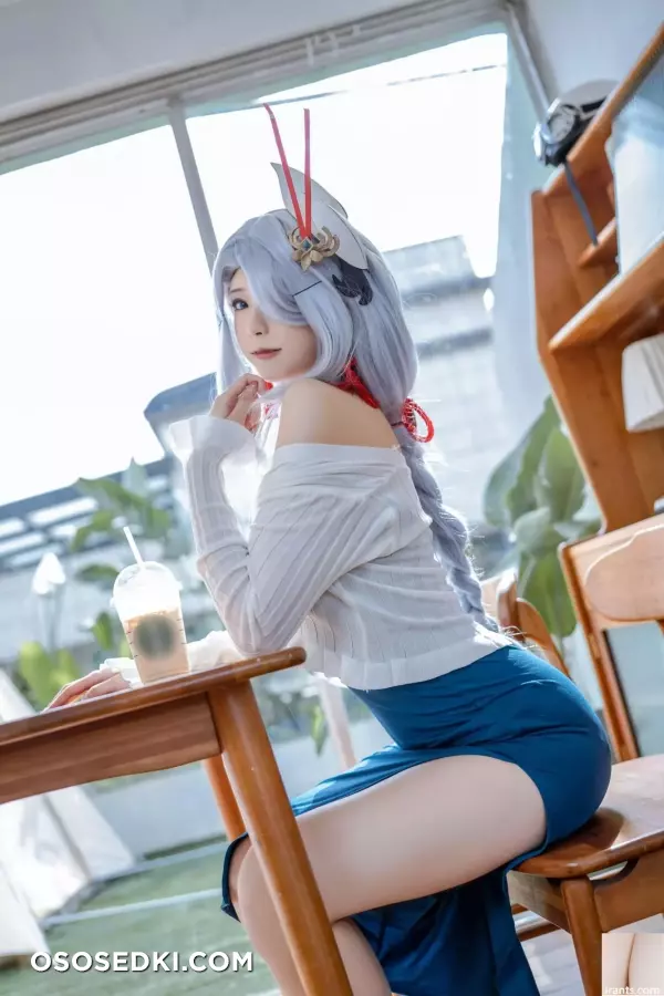 [网路收集] 福利少女Quan冉有点饿《申鹤同人礼服 》 - 13