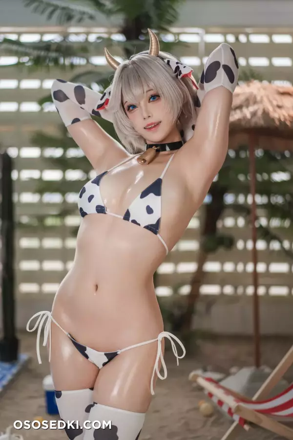 Honey Cat Fur - Brown Dust Tyrese Cow Bikini - 46