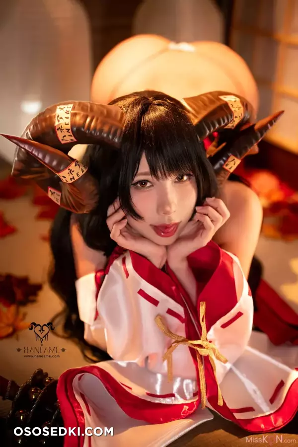 Hane Ame: Lustful Goat Miko 邪羊巫女写真书 - 11