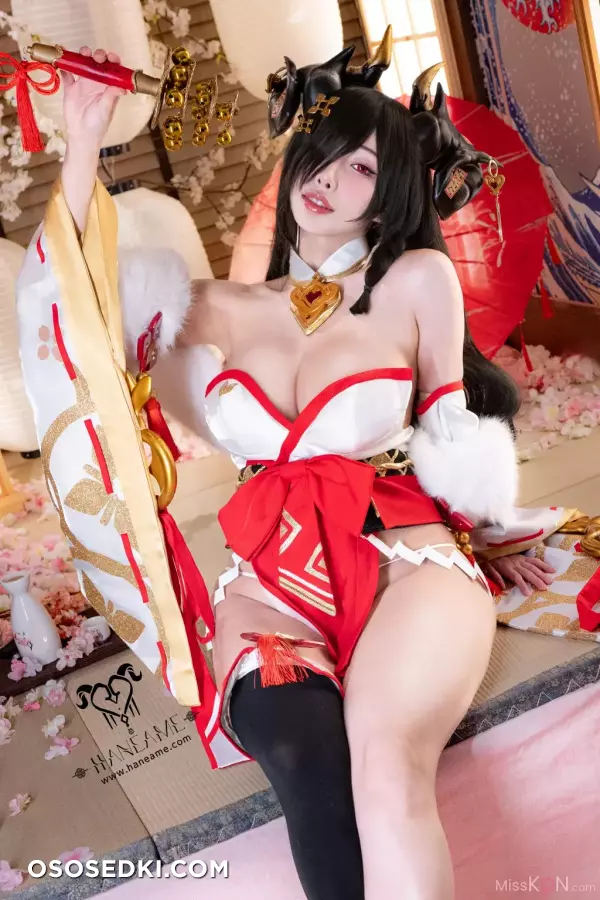 Hane Ame: Lustful Goat Miko 邪羊巫女写真书 - 18