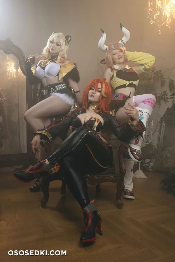 [Lada Lyumos & Lady Melamori & Zoe Volf] Mavuika & Varesa & Xilonen - 16