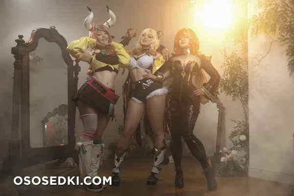 [Lada Lyumos & Lady Melamori & Zoe Volf] Mavuika & Varesa & Xilonen - 9