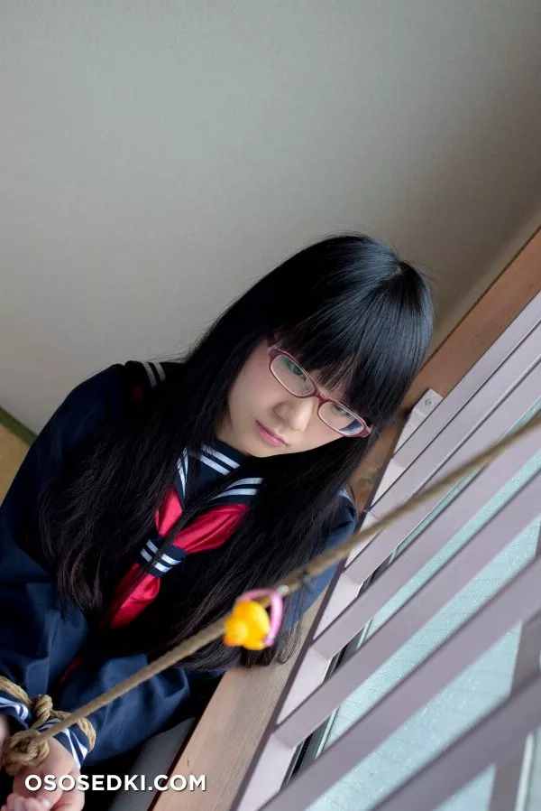 [Kitaeri] Eri Kitamura きたえりー 眼鏡っ娘を縄とかプチプチとかサランラップ で拘束してみた - 8