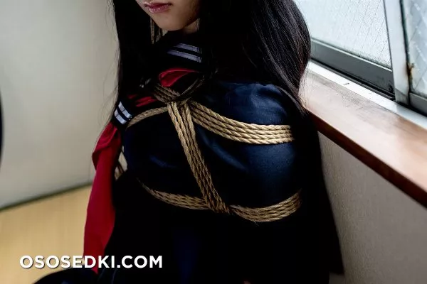 [Kitaeri] Eri Kitamura きたえりー 眼鏡っ娘を縄とかプチプチとかサランラップ で拘束してみた - 22