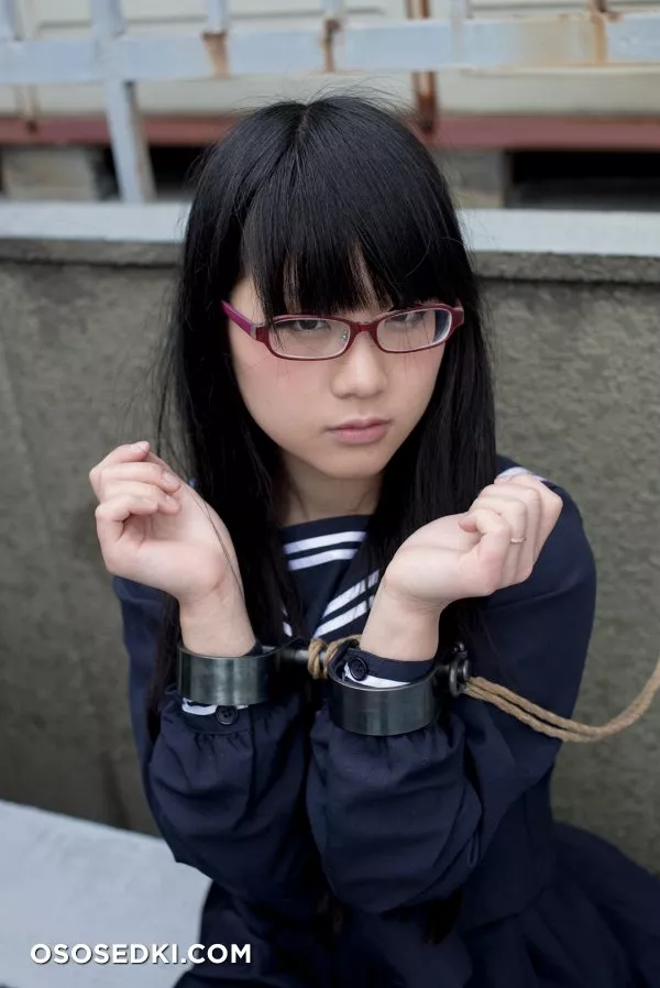 [Kitaeri] Eri Kitamura きたえりー 眼鏡っ娘を縄とかプチプチとかサランラップ で拘束してみた - 68