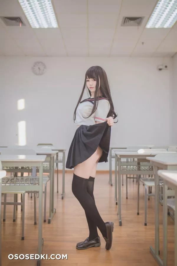 Yoko宅夏Cos - 黑丝JK - 35