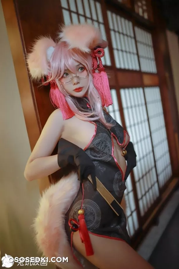 兔玩映画  玉藻前的旗袍 - 4