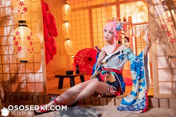 兔玩映画  和服八重樱 - 3