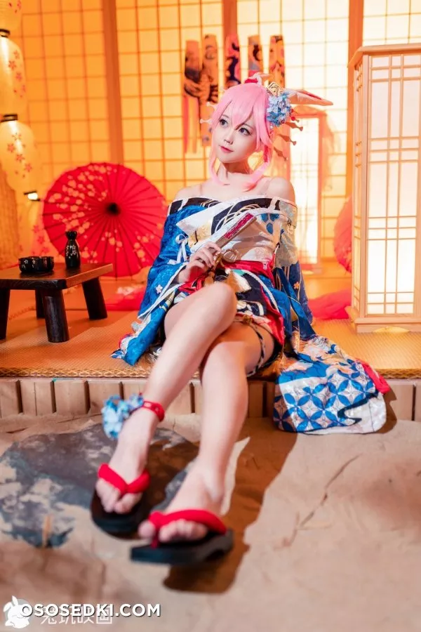 兔玩映画  和服八重樱 - 8