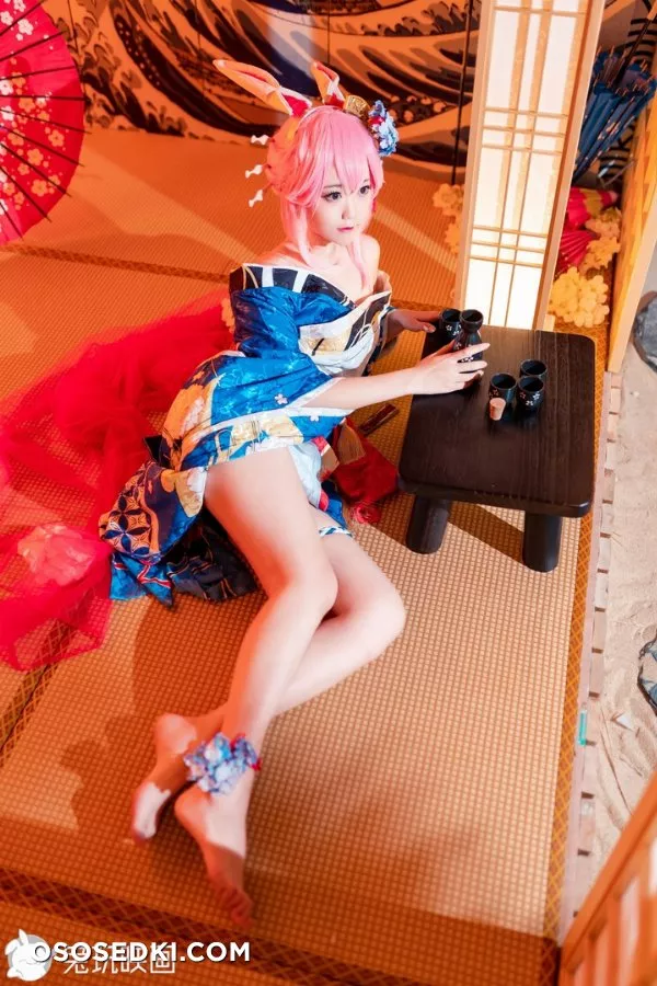 兔玩映画  和服八重樱 - 9