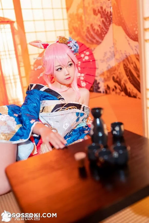 兔玩映画  和服八重樱 - 15