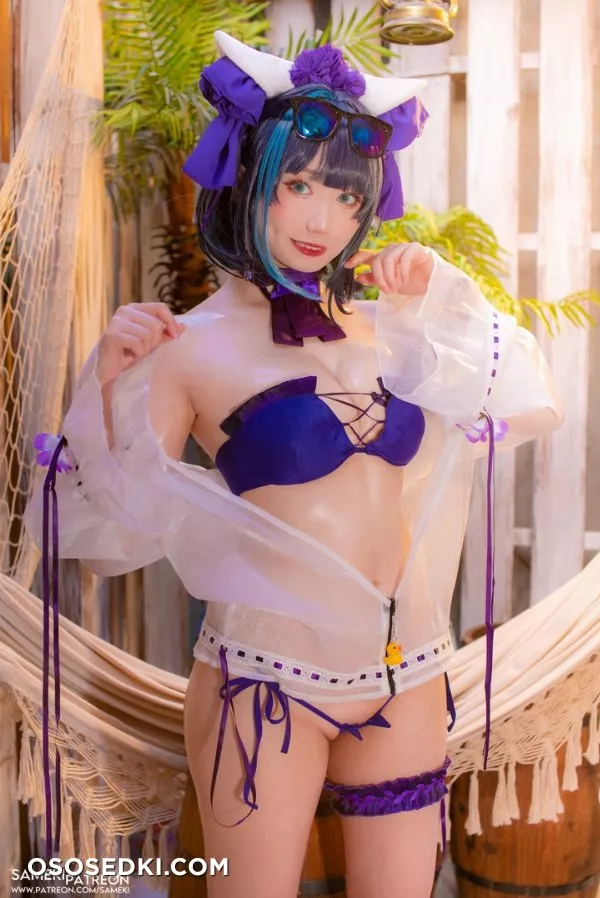 Sameki | Azur Lane | Cheshire bikini - 1