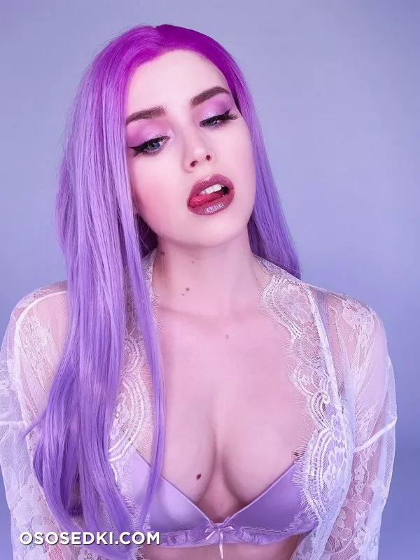 Adeline Frost. Light Violet Lingerie. Negligee - 12