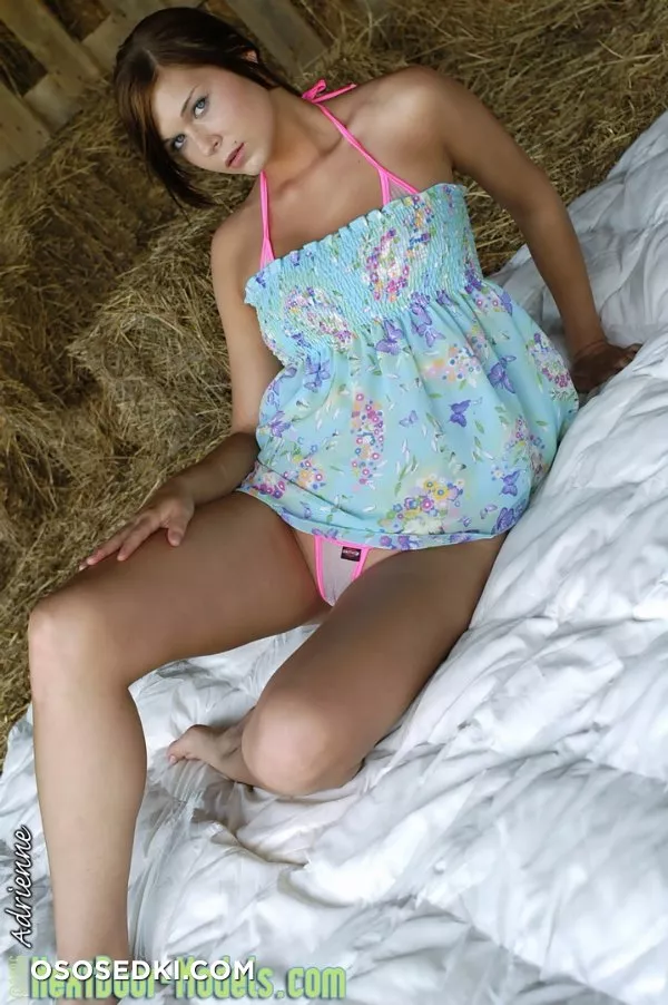 ADRIENNE MANNING-Blue Dress And Pink Bikini - 16