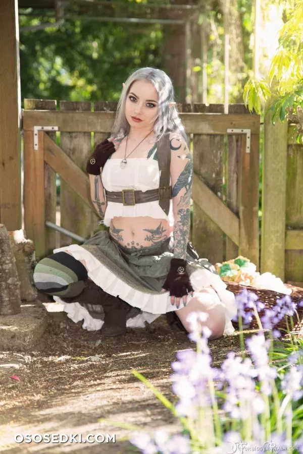 Genevieve (Forbidden Realm) Hyacinth erotic cosplay set - 10