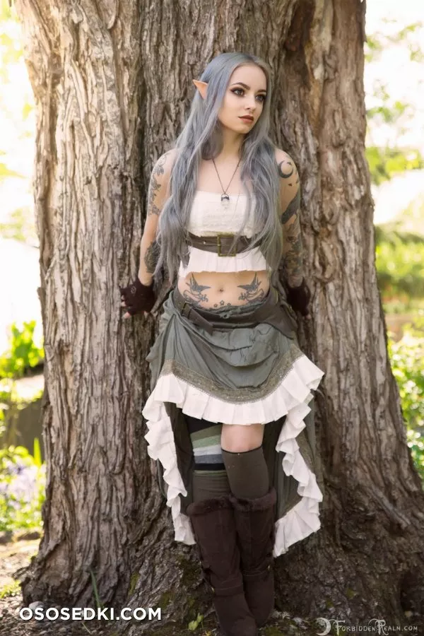 Genevieve (Forbidden Realm) Hyacinth erotic cosplay set - 11
