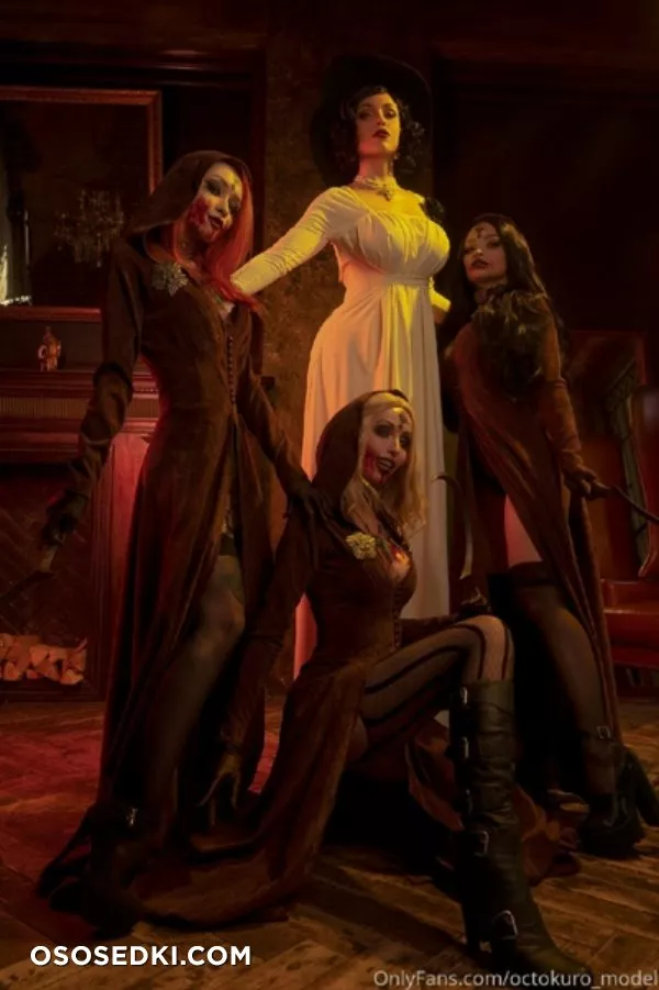 Lady Dimitrescu & Bela Dimitrescu & Cassandra Dimitrescu & Daniela Dimitrescu (Resident Evil) Octokuro & Lera Himera & Leah Meow & Zirael Rem - 9