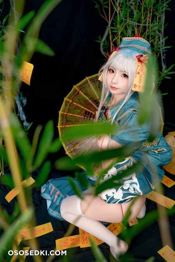 爆机少女喵小吉 NO.074 子不语 nekokoyoshi - green - 80