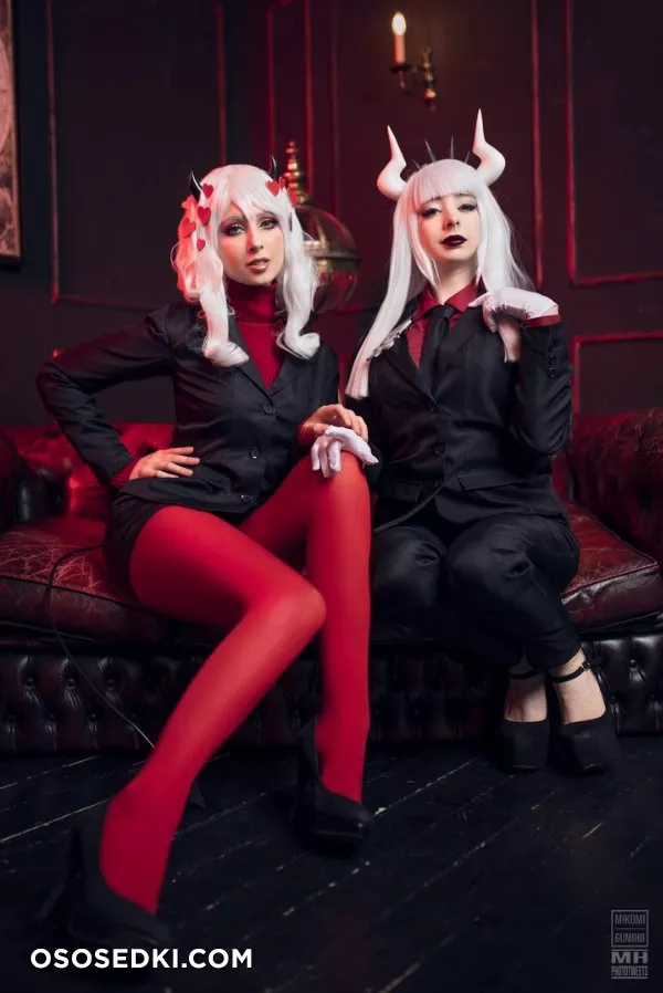 Mikomi Hokina & Gumiho Hannya. Lucifer & Modeus. Helltaker - 1