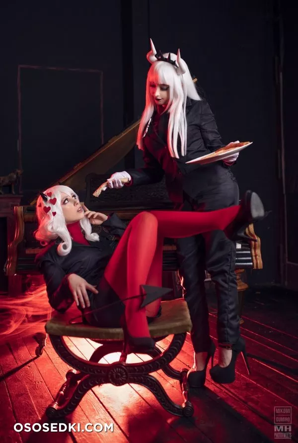 Mikomi Hokina & Gumiho Hannya. Lucifer & Modeus. Helltaker - 7