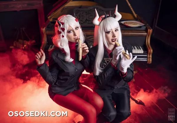 Mikomi Hokina & Gumiho Hannya. Lucifer & Modeus. Helltaker - 8