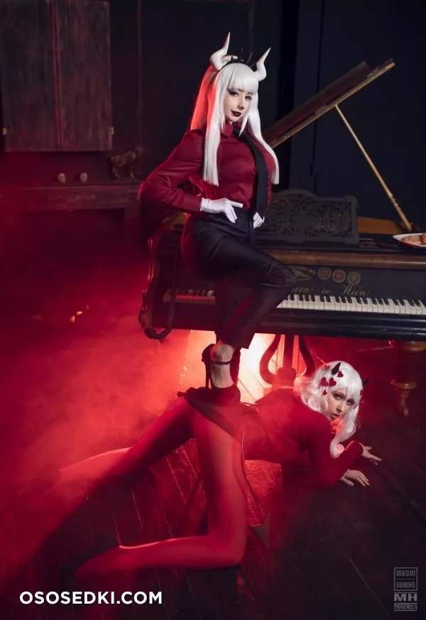 Mikomi Hokina & Gumiho Hannya. Lucifer & Modeus. Helltaker - 12
