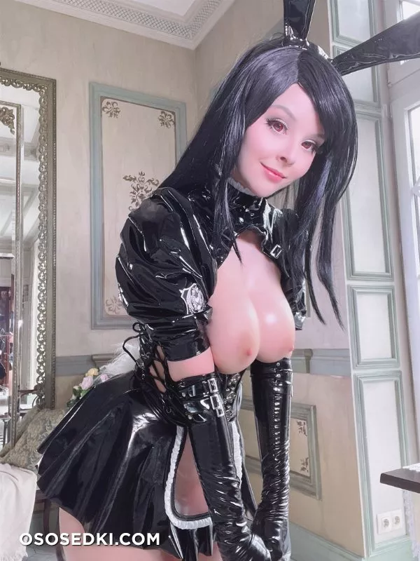 Helly Valentine. Tifa Lockhart. Final Fantasy. Bunny. Latex - 9