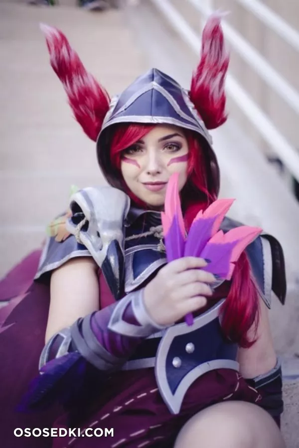 Serinide Nudes - serinsfw Pussy & Tits Photos in Xayah Onlyfans Cosplay - 6